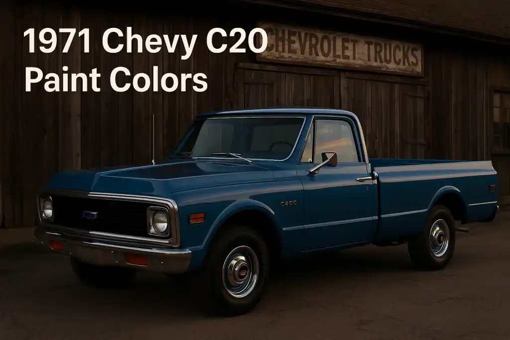 1971 c20 paint colors