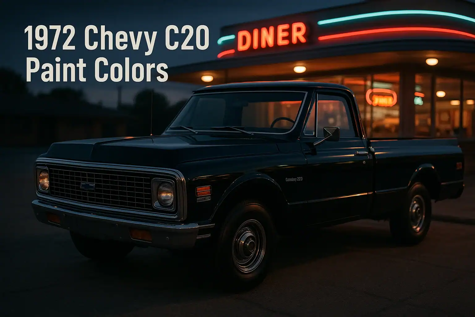 1972 c20 paint colors